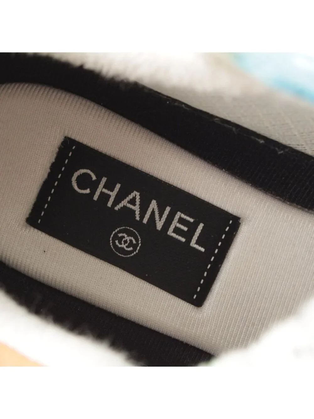 Chanel Suede CC Logo Sneakers Multicolor